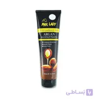 ماسک مو روغن آرگان برند مکس لیدی حجم 300 میلی لیتر
