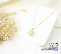 گردنبند زنانه طرح گل