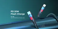 کابل‌ شارژ و دیتا ریمکس مدل RCC-188i تایپ سی به لایتینگ ا REMAX Lesu Pro PD20W Aluminum Alloy Fast Charging Data Cable RC-188i
