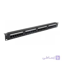 پچ پنل CAT6 UTP بدون شیلد 24 پورت ا CAT6 UTP 24 Port Patch Panel