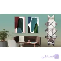 آینه دکوراتیو تجسم مدل GALAXY02