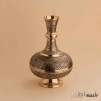 گلدان برنجی طلایی مدل جامبو سایز 1
