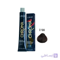 رنگ مو فاقد آمونیاک کروما لاکمه Lakme Chroma Ammonia Free Permanent Hair Color 6/17 60ml