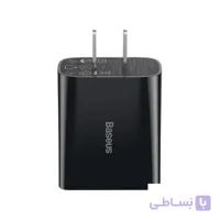 شارژر دیواری 2 پورت باسئوس مدل TZCCFS-E01