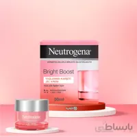 ژل کرم آبرسان، ضد چروک و درخشان کننده مدل Bright Boost حجم 50 میل نوتروژینا ا Neutrogena Bright Boost Gel Cream For All Skin Types 50ml
