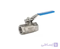 بال ولو دو تیکه استیل 1/4 1 اینچ خنبره مدل 07 2008