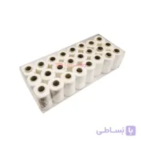 نخ قرقره سردوز ترویرا سفید و مشکی مدل JO-WB