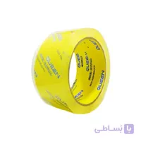 چسب کریستال 90 یارد کوئین زرد 40 میکرون