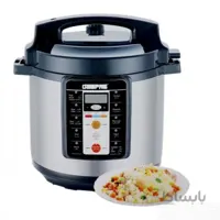 زودپز جیپاس اصل مدل GMC35032 ا Geepas Multipurpose 14 Cooking Programs Digital Multi Cooker, GMC35032, 6L