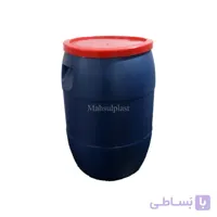 بشکه 40 لیتری درب ساده آبی