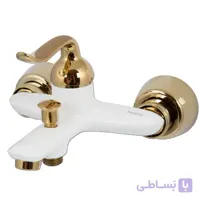 شیر حمام کسری مدل رابین سفید طلایی