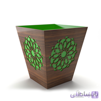 سطل زباله طرح سنتی کد 03