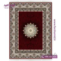 فرش ماشینی 700 شانه ۸ رنگ اصل خورشید روناسی قالی کشمیر