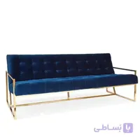 مبل پایه استیل سه نفره مدل رامینا