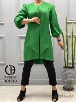 مانتو کتی مازراتی آستین پفکی ایران هانی 101518