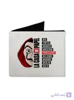 کیف پول طرح سریال خانه کاغذی money heist
