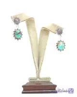 گوشواره نقره فیروزه کد22