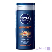 شامپو سر و بدن اسپرت Sport مخصوص آقایان نیوا حجم 250 میلی لیتر