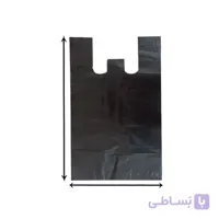 نایلون دسته دار مشکی 37×47