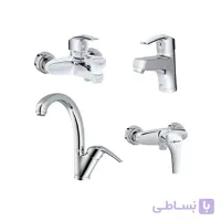 ست شیرآلات پاریس کروم شودر ا Paris Set
