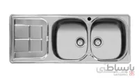 سینک ظرفشویی توکار اخوان ا Akhavan Double Bowl Sink 145
