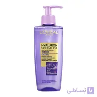 ژل شستشوی صورت و پا ک کننده آرایش Hyaluron Uzmani مناسب انواع پوست 200میل لورال ا Loreal Hyaluronic Acid Face Wash Gel For All Skin Types 200ml کد 301527