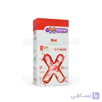 کاندوم ایکس دریم مدل داغ Hot بسته 12 عددی