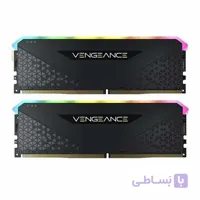 رم کامپیوتر Corsair VENGEANCE RGB RS 16GB 8GBx2 3600MHz CL18