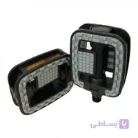 رکاب دوچرخه مدل چهارگوش توپر A - بسته 2 عددی