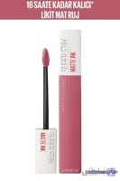 Maybelline New York رژ لب مات مایع Super Stay Matte Ink – 15 Lover – صورتی