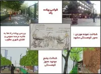 بررسی و شناخت محور پیاده کوهسنگی مشهد