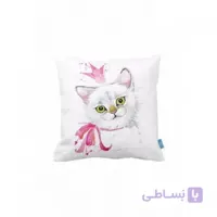 کاور کوسن فانتزی طرح گربه سفید پرس کالا