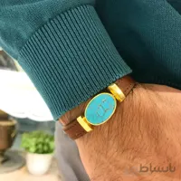 دستبند فیروزه مردانه درجه ی یک