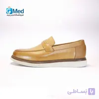 کفش چرم مردانه جی اف اس مدل Milano – رنگ عسلی