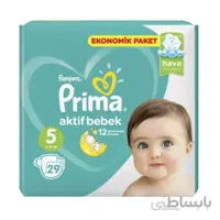 پوشک پریما سایز ۵ بسته ۳۰ عددی