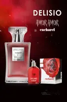 ادو پرفیوم زنانه دلیسیو Delisio مدل AMOR AMOR cacharel