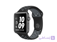 بند سیلیکونی طرح Nike مناسب برای اپل واچ 38/40 میلی متری ا apple watch band nike silicone 38/40mm purple/green