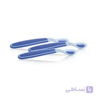 قاشق حرارتی 3 عددی آبی نابی Nuby