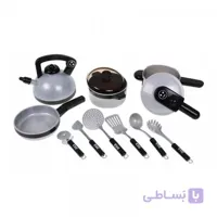 اسباب بازی ست لوازم آشپزخانه طرح نقره مدل WY3531