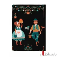 دفتر رقعی بولت ژورنال نقطه ای [کاغذنخودی] مسترنوت mrnote notebook code B95100