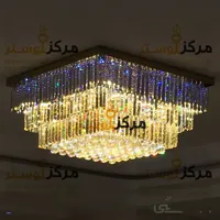 لوستر سقفی مربع سایز 60در60 مدل آروین