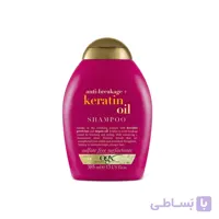 شامپو شامپو روغن کراتین او جی ایکس OGX ا OGX ANTI BREAKAGE KERATIN OIL SHAMPOO 385ml کد 305624