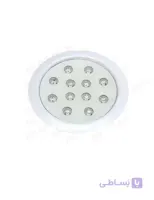 چراغ استخری توکار 12 وات IP68 ضد کلر