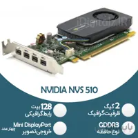 کارت گرافیک رندرینگ صنعتی NVIDIA NVS 510 - 2GB