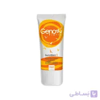 ضدآفتاب بی رنگ مناسب پوست چرب و مختلط اس پی اف 50 ژنو بایوتیک ا Geno Biotic Sunscreen Cream Spf50 For Oily Skin