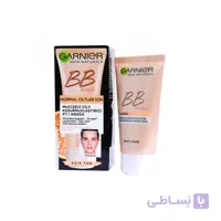 بی بی کرم 5 کاره گارنیه مناسب پوست های نرمال با توناژ روشن Garnier فرانسه حجم 50 میل
