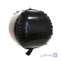 بادکنک فویلی ۴ بعدی مشکی