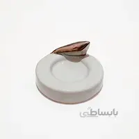 وارمرسوز سرامیکی با پرنده نقره ای- طوسی