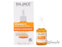 سرم بالانس اکتیو فرمولا درخشان کننده و روشن کننده ویتامین C ا vitamin C brightening serum glow & radiance BALANCE active formula کد 301462