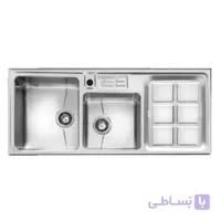 سینک ظرفشویی اخوان مدل ۳۱۸S توکار باکسی